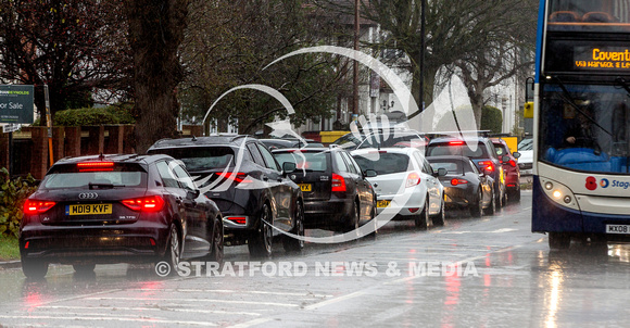 Traffic chaos - Stratford Victorian Christmas Market_000505A