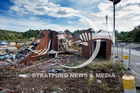 Alcester A46 petrol station demolished 20240914_4342